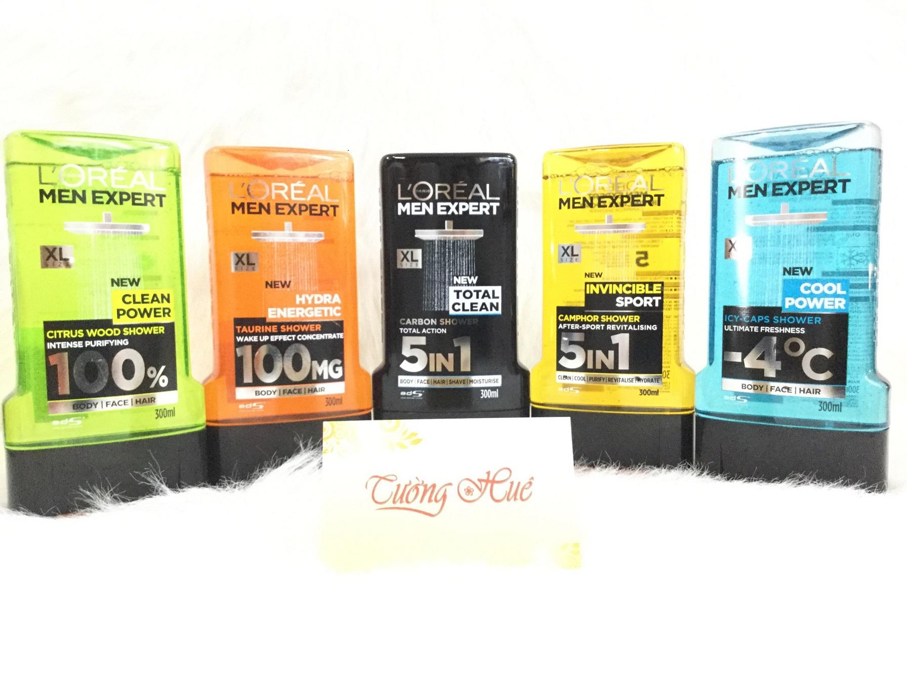 Bộ 3 Sữa Tắm Gội Dành Cho Nam Loréal Men Expert - 300ml x 3 (MÙI NGẪU NHIÊN)