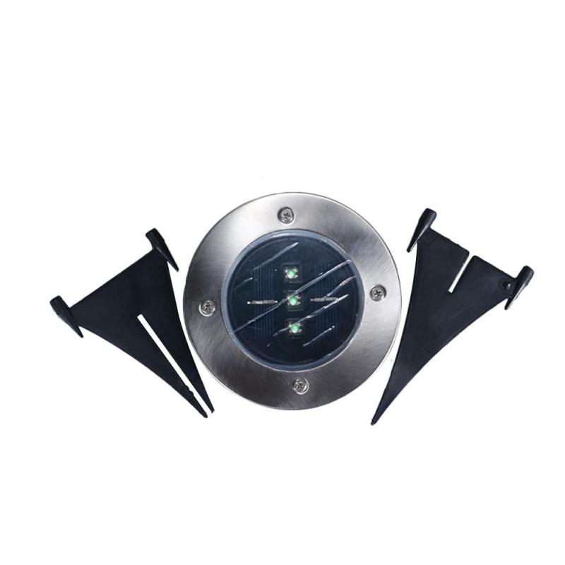 Ngôi Nhà Lớn MD-301 Ngoài Trời Thép Không Gỉ Ánh Sáng Dưới Lòng Đất Năng Lượng Mặt Trời Ánh Sáng Chôn Vườn Vườn Hộ Gia Đình Vòng Ánh Sáng