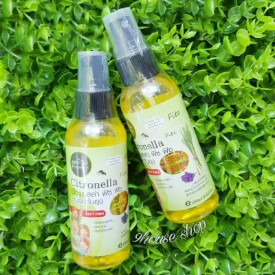 (Sả & Lavender) Xịt chống muỗi Citronella Phutawan Thái Lan 100ml - An toàn cho bé & phụ nữ có thai