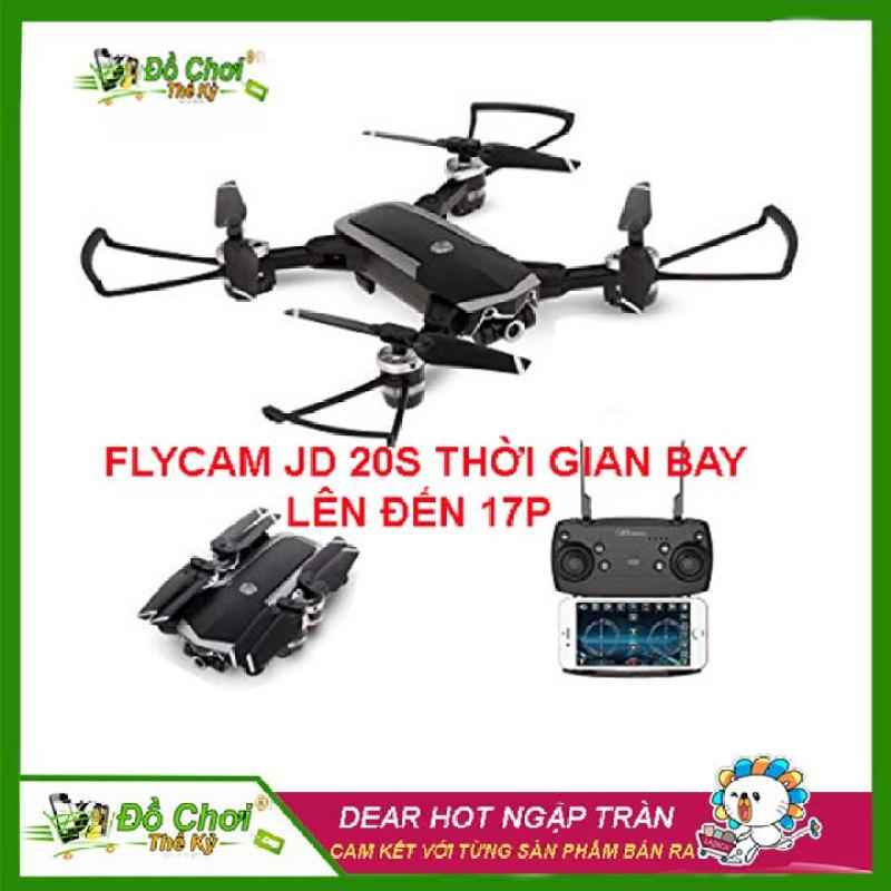 FLYCAM JD-20S JD20S bản nâng cấp JD-20 JD20 ( BAY 17 PHÚT ) , Camera HD 2MP, Truyền Trực Tiếp Qua Điện Thoại