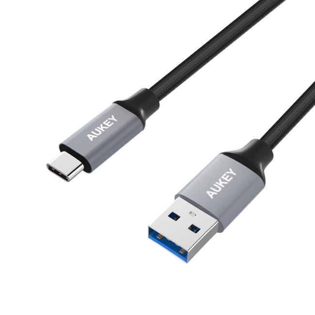 Cáp type-c aukey cb-cd2 hỗ trợ usb 3.0