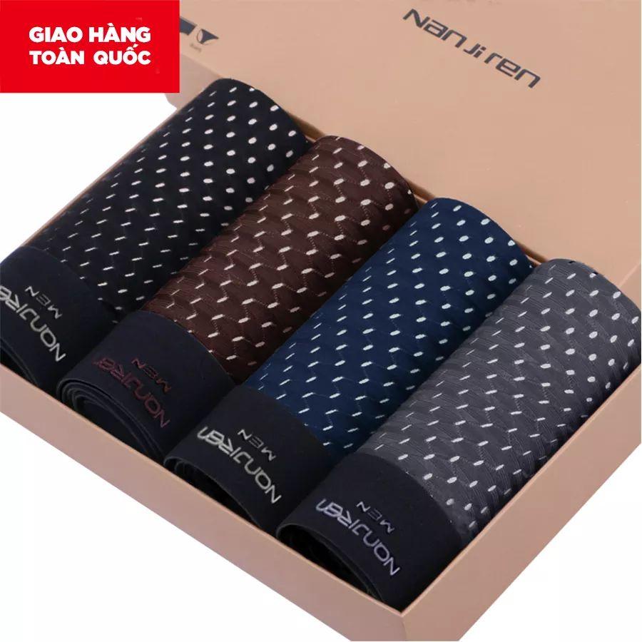Bộ 3 quần boxer nam chất lụa thông hơi cao cấp PK365CK