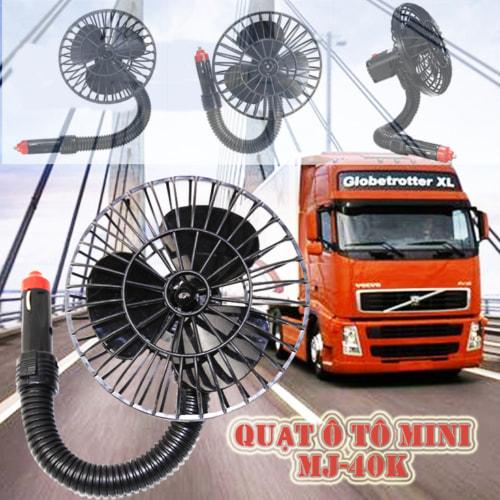 Quạt mini trên xe ô tô mj-40k