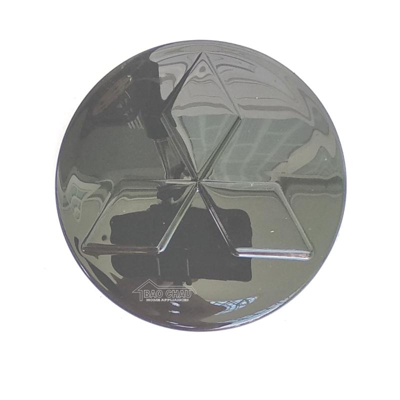 Logo chụp mâm bánh xe Oto cho lazang Mitsu 60mm