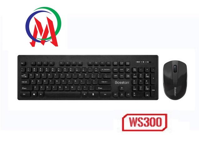 Bàn phím chuột ko dây bosston ws 300
