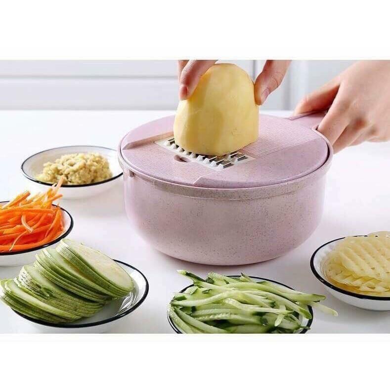 Dụng cụ cắt rau củ quả 4 in 1 lúa mạch