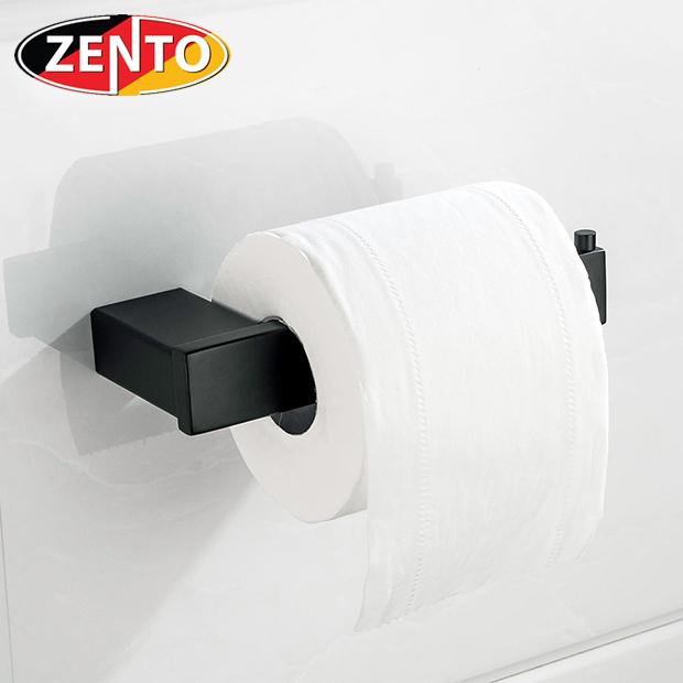 Lô giấy vệ sinh inox 304 black series zento hc6805