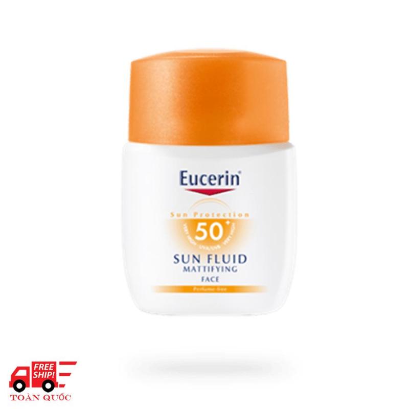 Kem chống năng SPF 50+ dành cho mọi loại da Eucerin Sun Fluid SPF 50+ Mua 1sp giá lẻ nhập khẩu