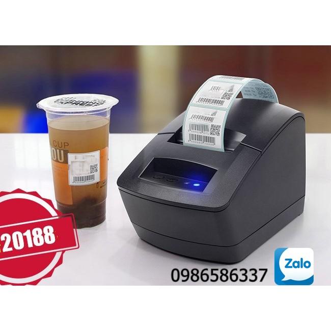 Máy in mã vạch Gprinter GP-2120TU phiên bản có sẵn driver trong máy, in cực nhanh
