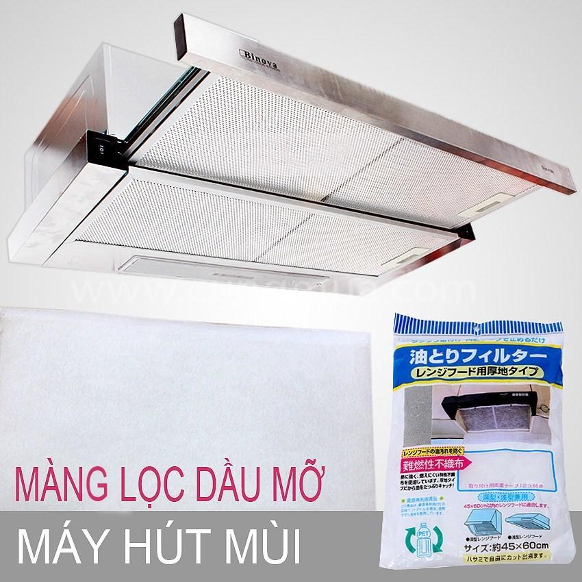Combo 02 tấm lọc dầu mỡ bụi cho máy hút mùi