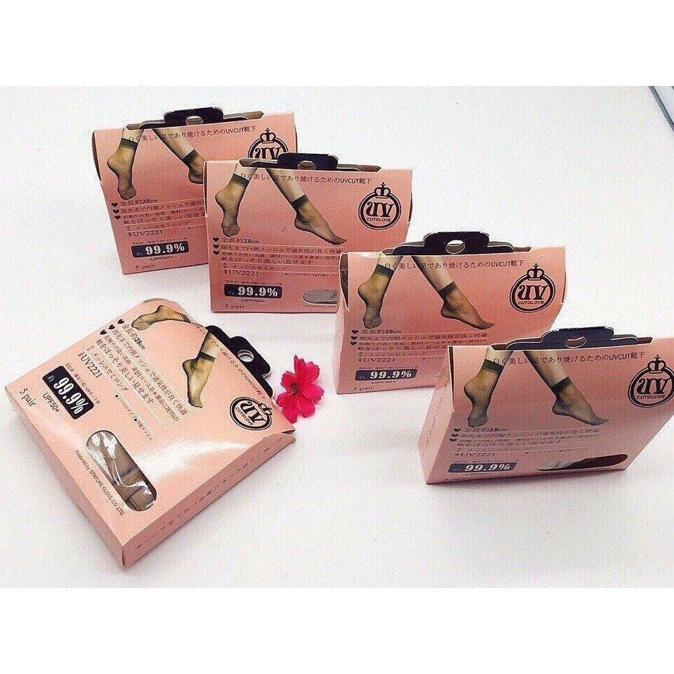 5 đôi Tất vớ cổ chân siêu mỏng Nhật Bản CUTGLOVE