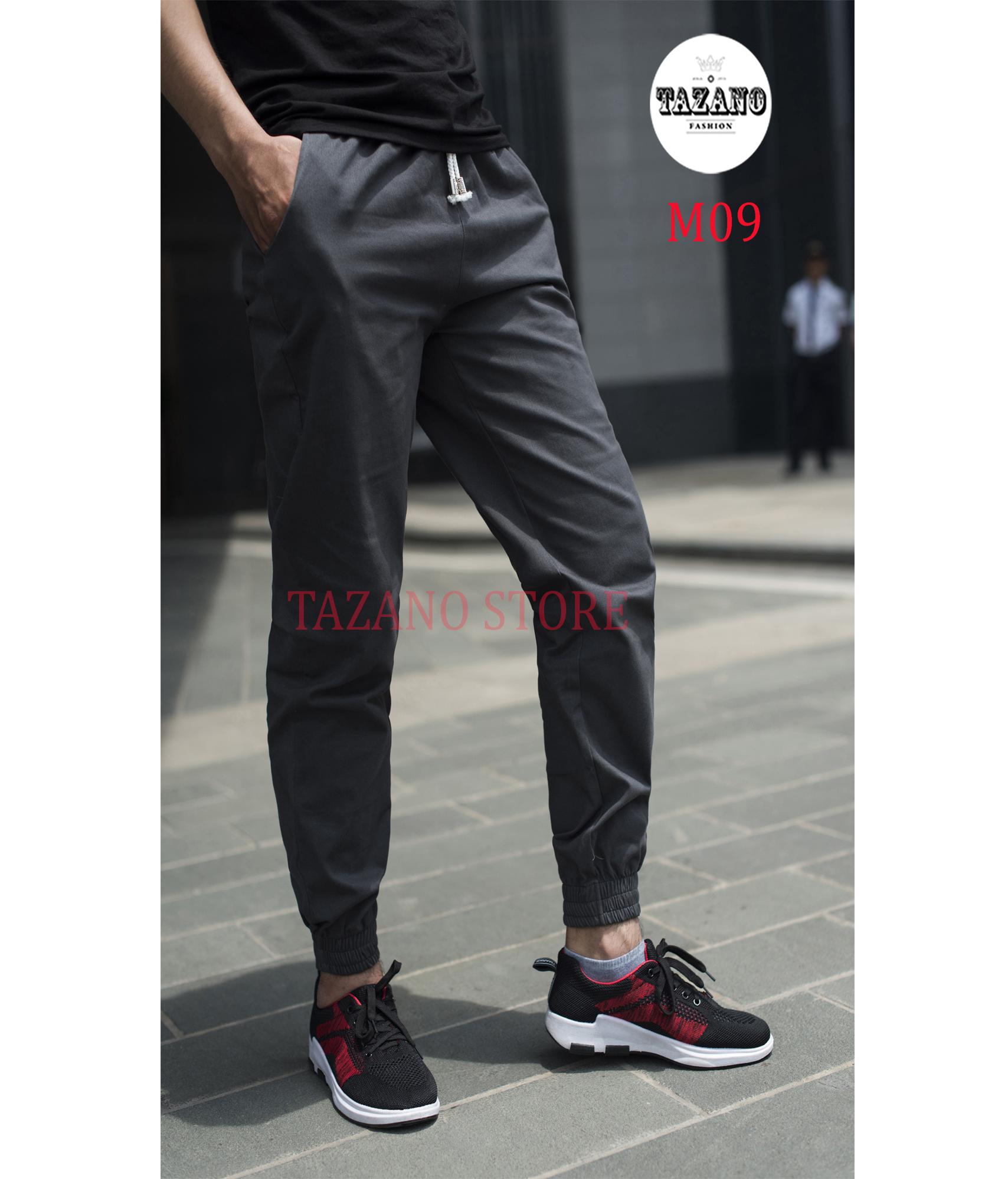 Quần Jogger Kaki Nam Co Giãn 4D - Hàng Xuất Khẩu (Màu Xám Lông Chuột)