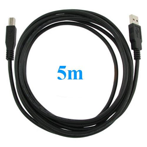 Cáp dành cho máy in cổng USB dài 5m chống nhiễu