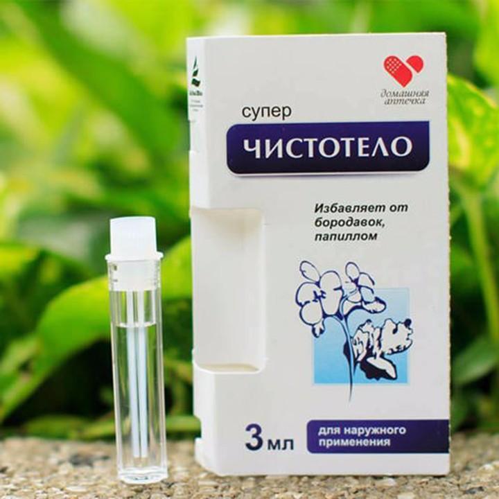 Gel Dvelinil tẩy nốt ruồi Nga 3ML - Gel tẩy nốt ruồi mụn thịt mụn cơm mụn cóc Dvelinil