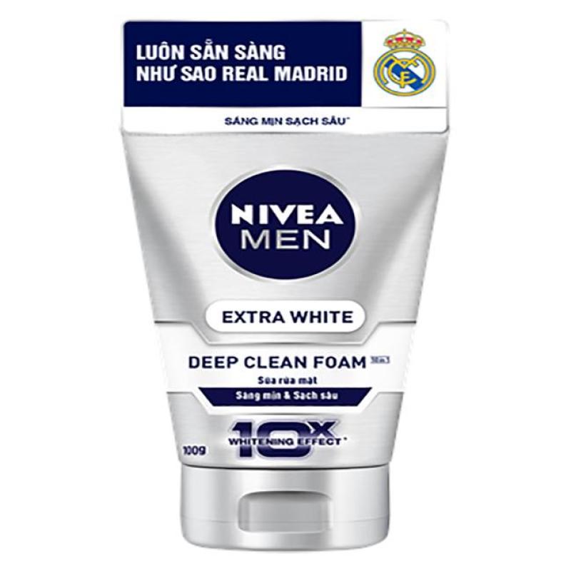 Sữa Rửa Mặt NIVEA MEN Sáng Da Và Sạch Sâu 10 Trong 1