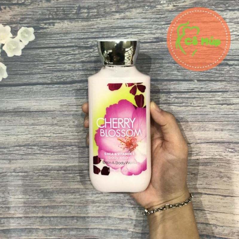 Sữa Dưỡng Thể Body Lotion Cherry Blossom Bath And Body Works - Hàng Xách Tay Từ Mỹ - Hương Hoa (236ml)