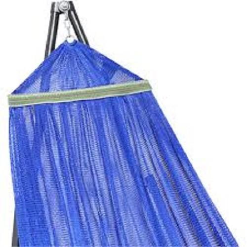 Lưới võng xếp cao cấp cán thép kim a màu xanh dương