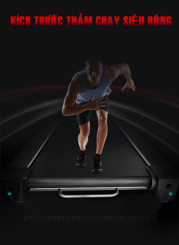 Máy chạy bộ điện Ganas T900