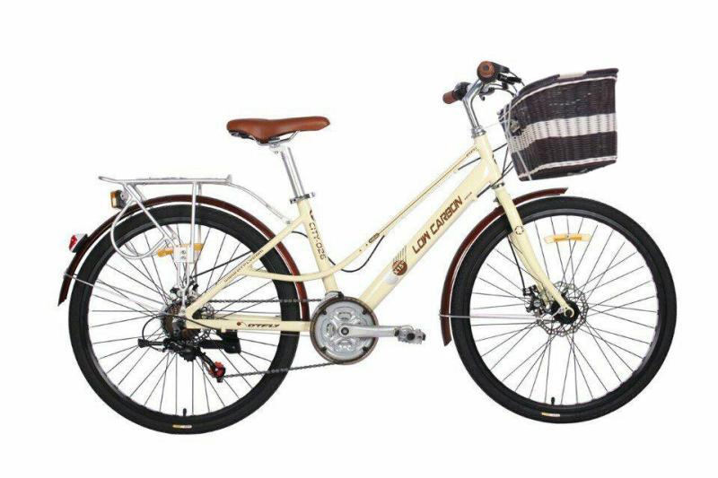 Mua Xe đạp thời trang Low-Carbon City Bike 026 2018 Cream