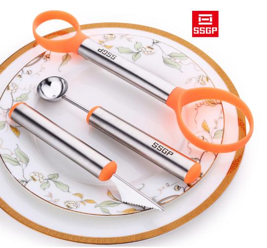 Bộ 3 dụng cụ lấy ruột, múc trái cây inox 304 - ssgp