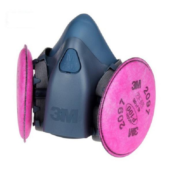 Bộ mặt nạ phòng độc 3m 7501 kèm cặp phin lọc 2097