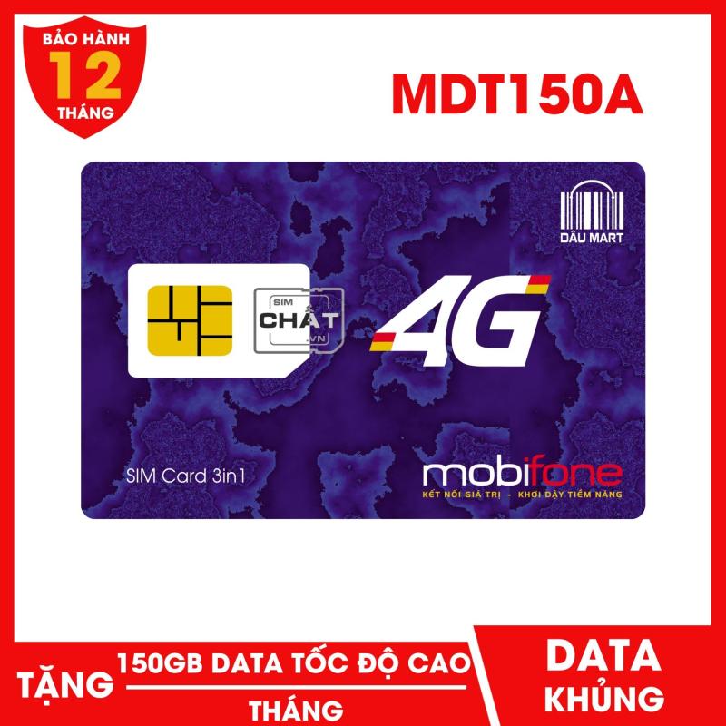 SIM 4G Mobifone Tặng 150GB/Tháng Gói MDT150A