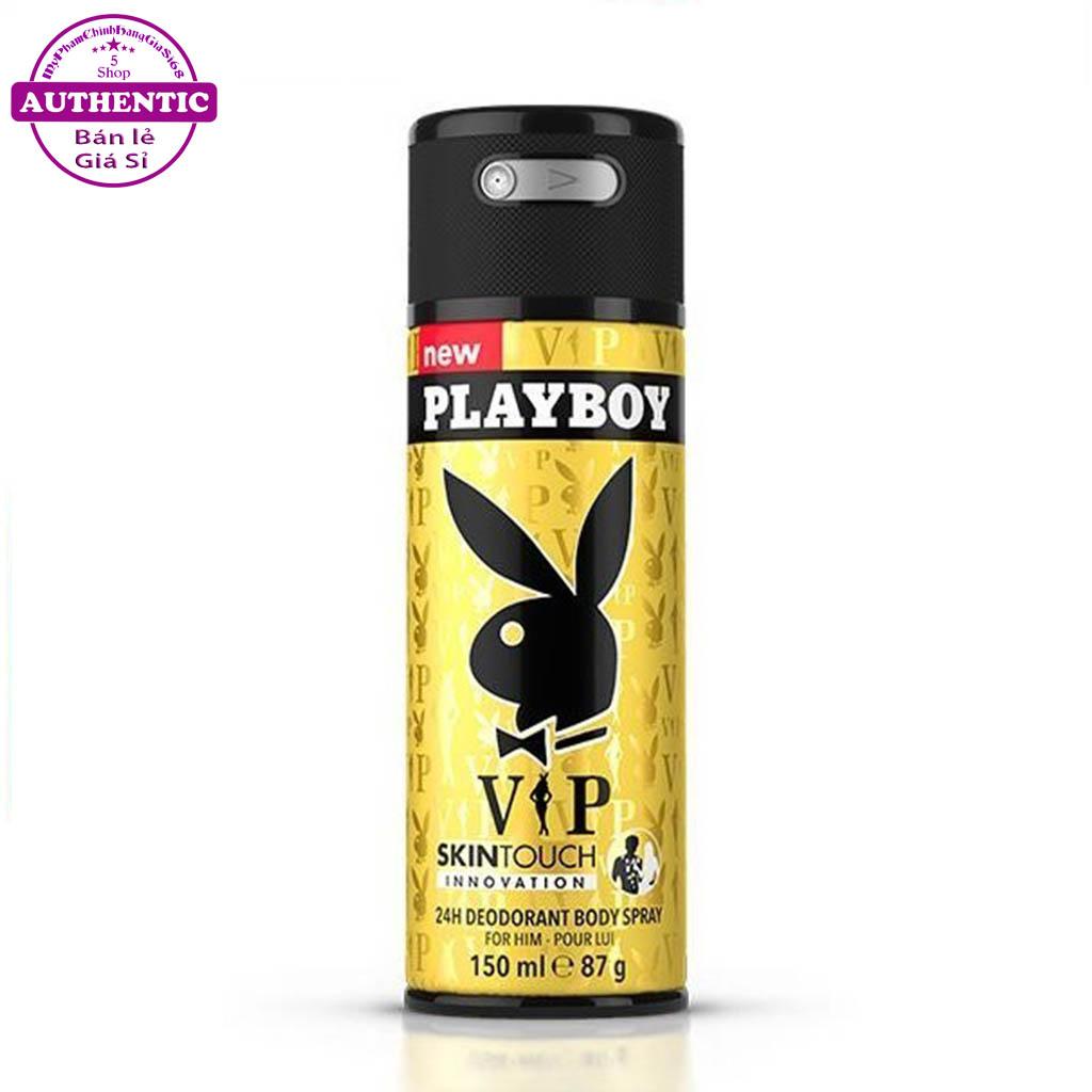 Xịt khử mùi nam playboy 150ml vip