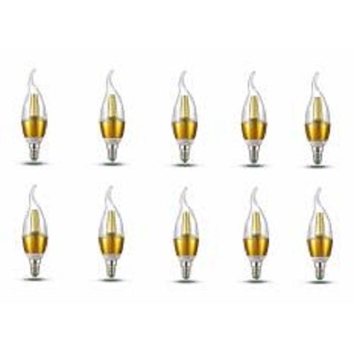 Combo 10 Bóng đèn nến LED 5W E27- Ánh sáng vàng