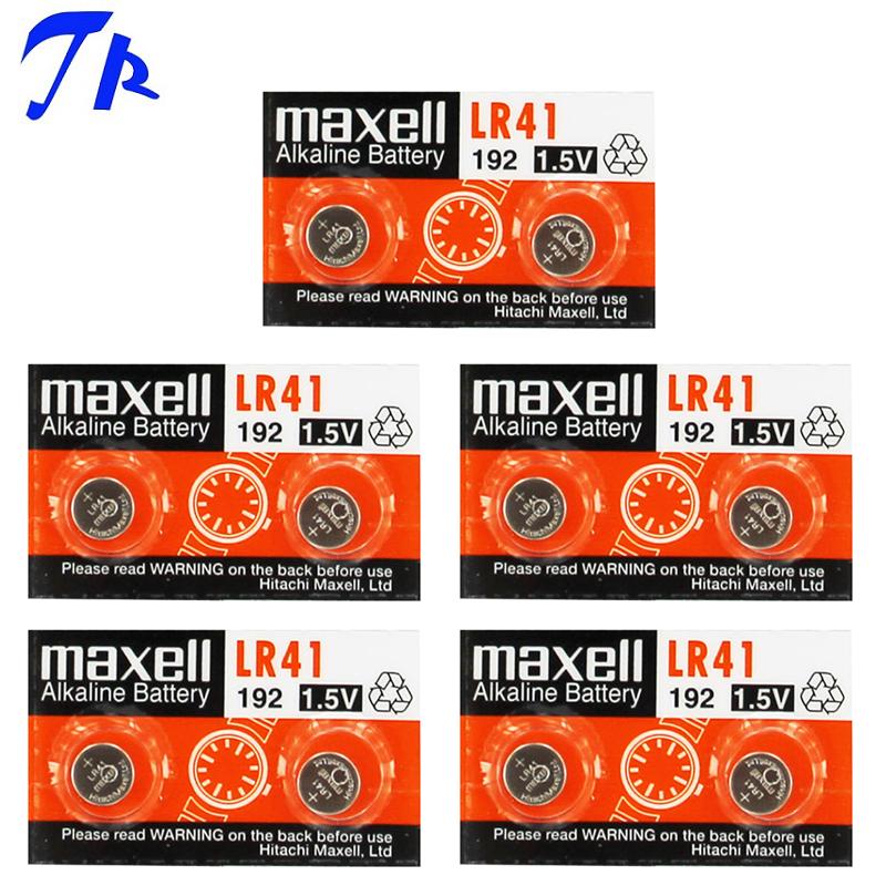 [HCM]10 viên Pin Maxell LR41/ AG3/192 Alkaline 1.5v