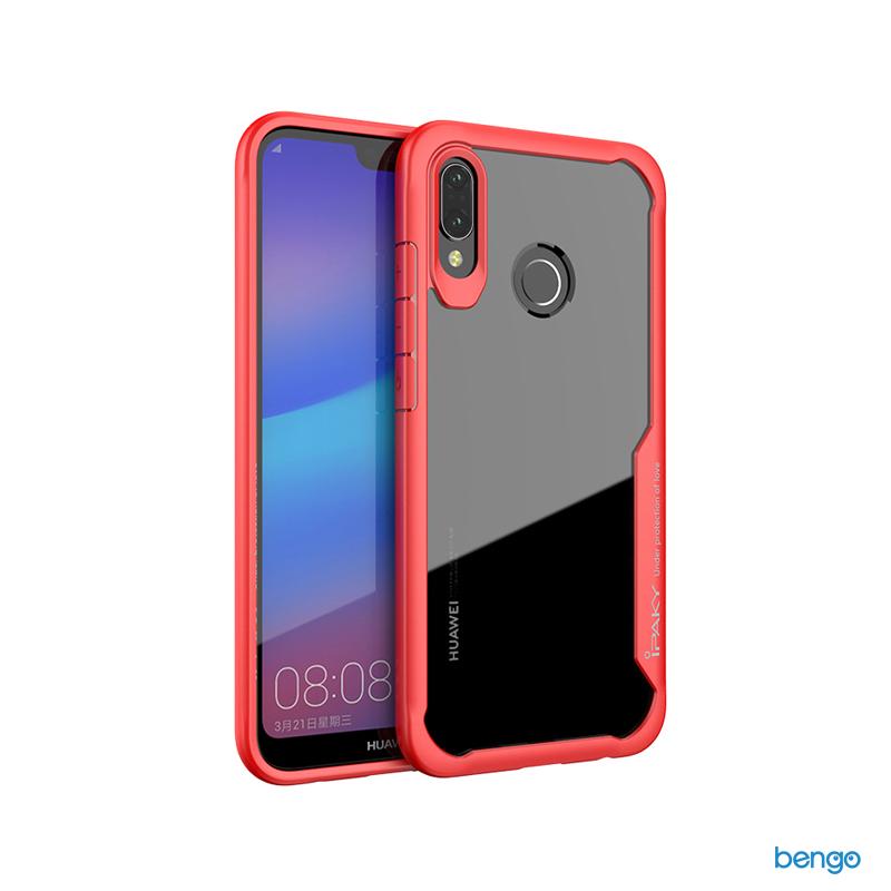 Ốp lưng Huawei Nova 3e IPAKY Air Hybrid trong suốt viền mềm