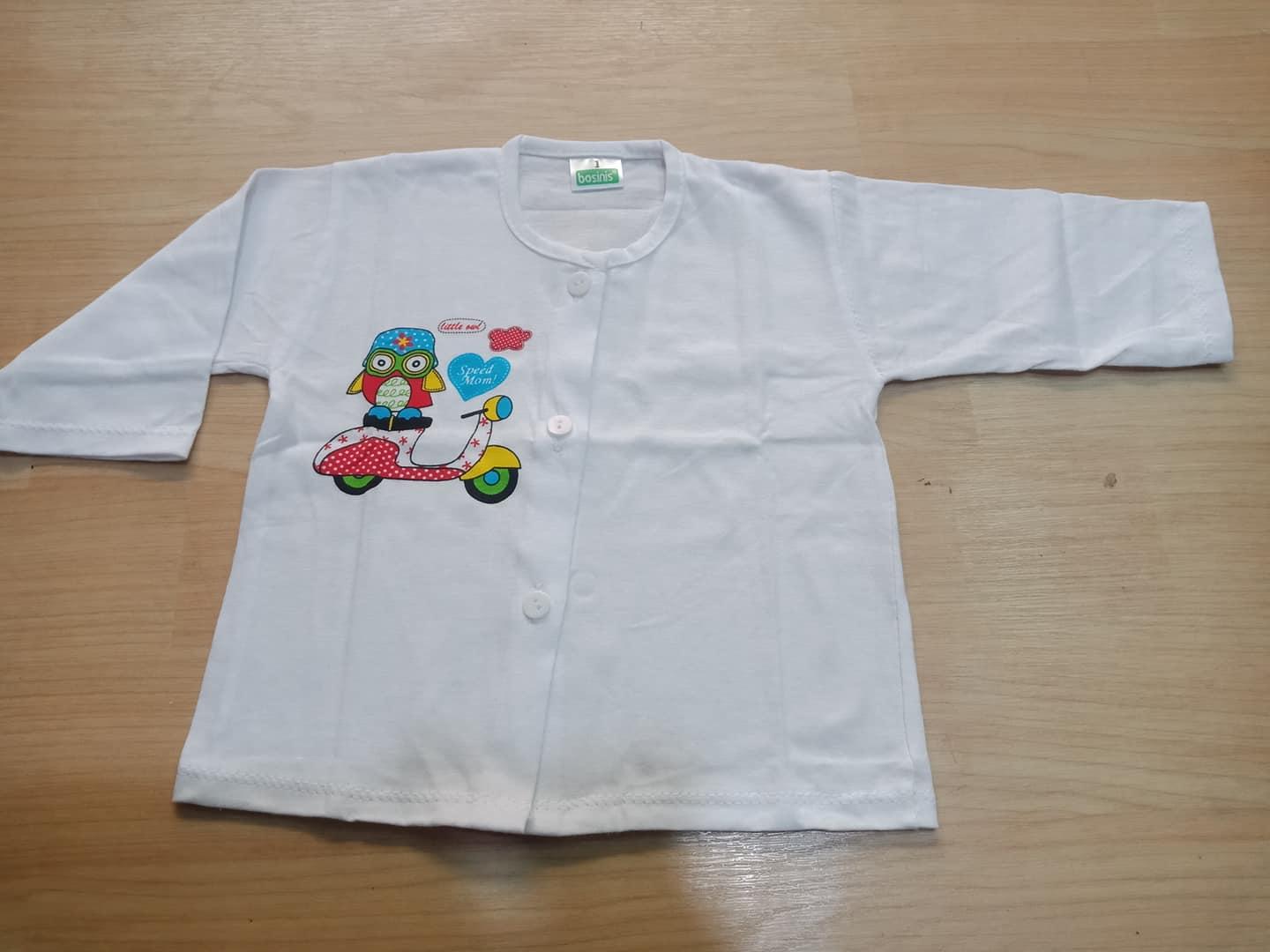 Áo sơ sinh tay dài cho bé