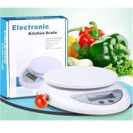 Cân tiểu ly thực phẩm điện tử 5kg cho nhà bếp (Trắng) - Tặng Kèm Pin thumbnail