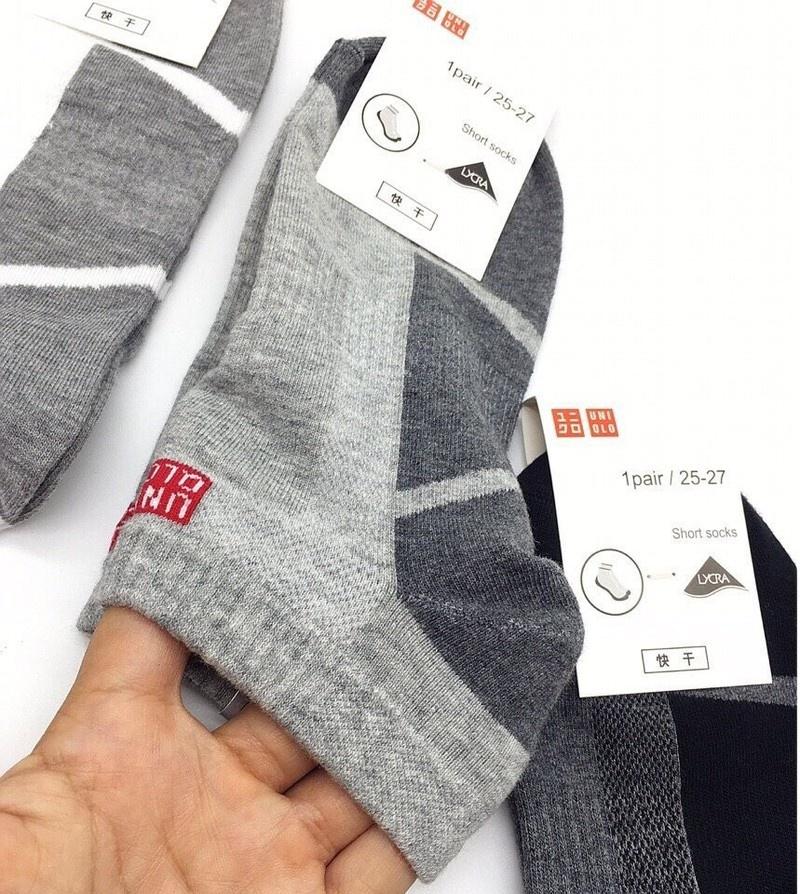 Combo 5 đôi tất nam cổ ngắn uni nhật bản giá rẻ