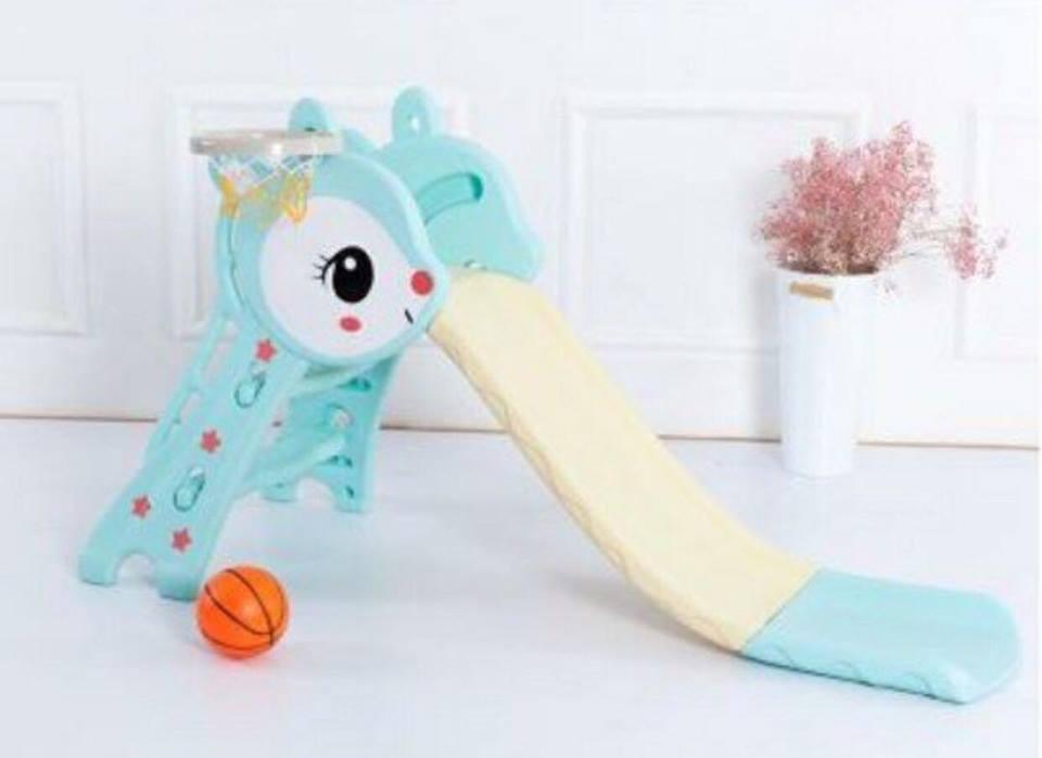 Cầu trượt đơn máng dài 1m4 cho bé mẫu mới nhất