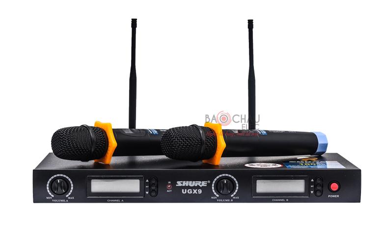 Siêu phẩm Micro Shure UGX9 - Cảm biến tự ngắt khi không sử dụng