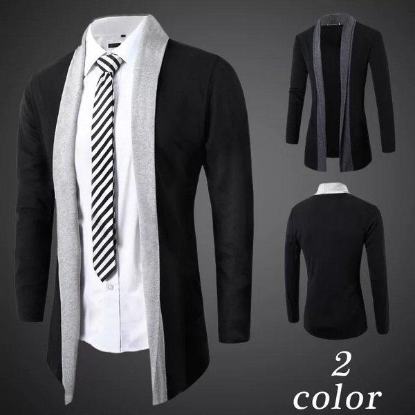 Áo khoác cardigan form dài nam ms 2300