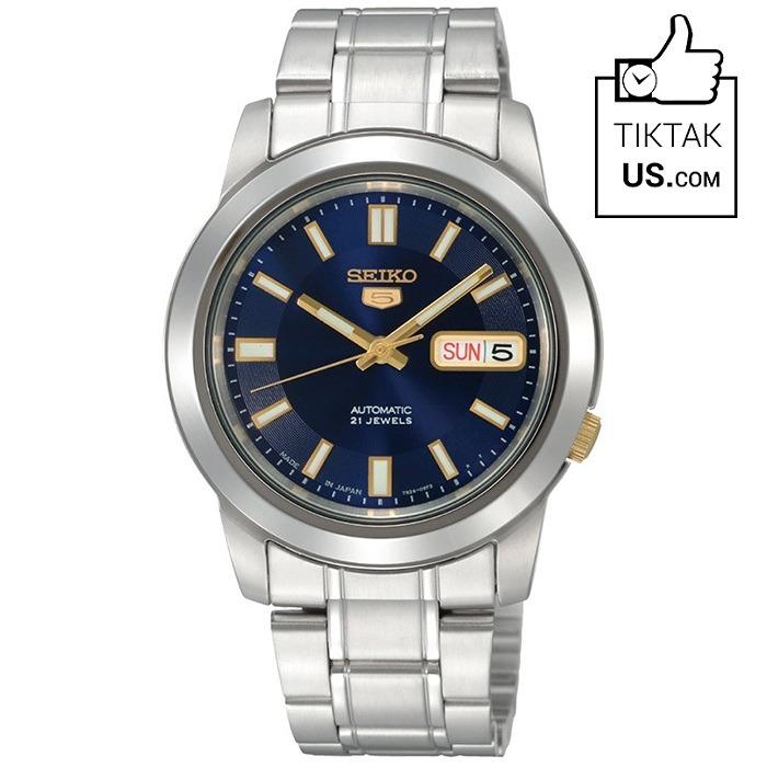 Đồng hồ cơ dây thép không gỉ seiko 5 snkk11j1