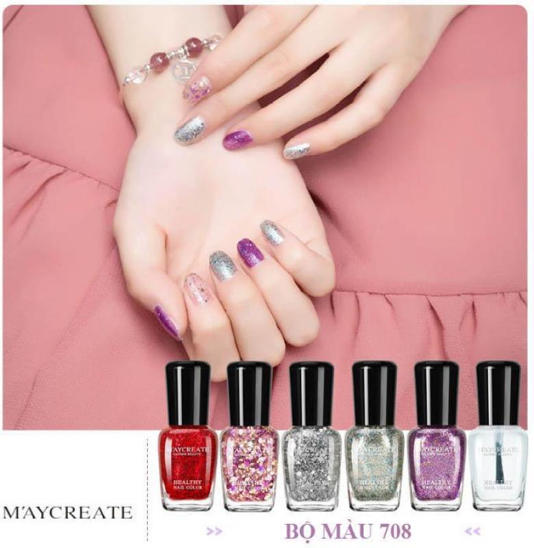Bộ sơn móng tay (nail) 6 lọ cao cấp giá rẻ