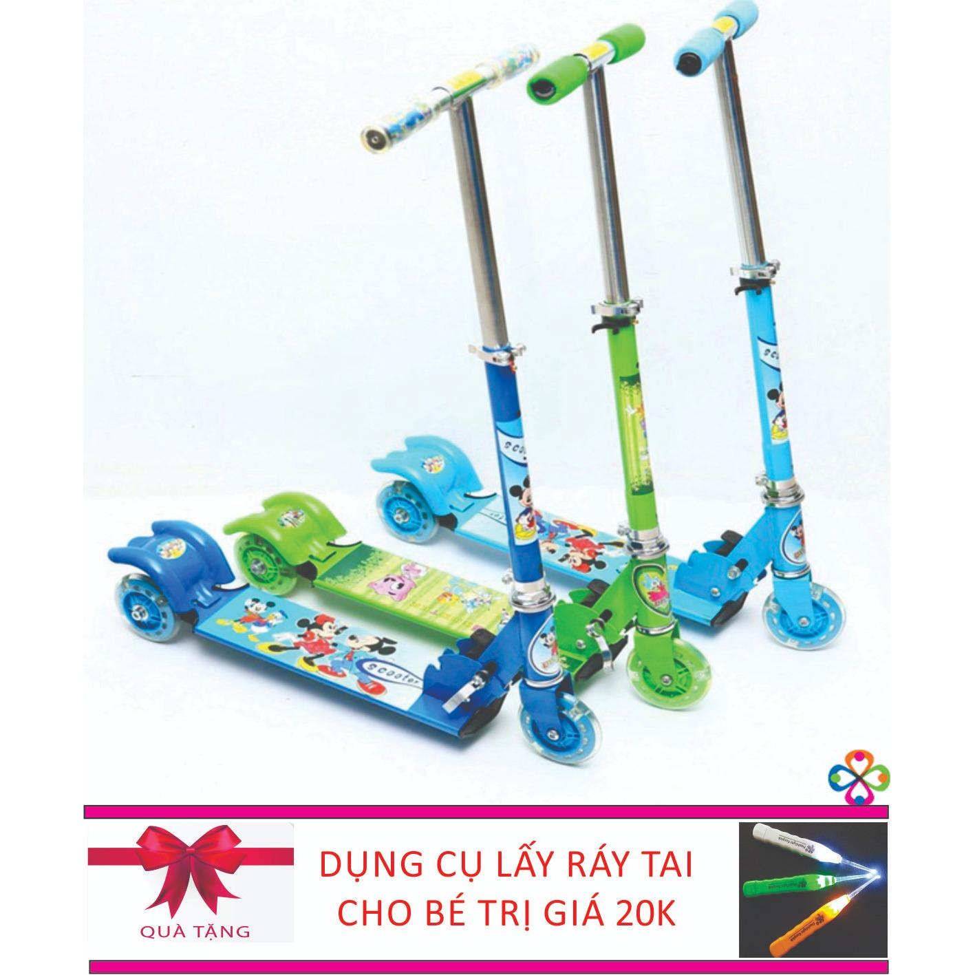 Xe trượt scooter 3 bánh phát sáng
