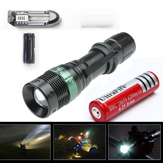 Đèn pin siêu sáng 200m nx hy-815