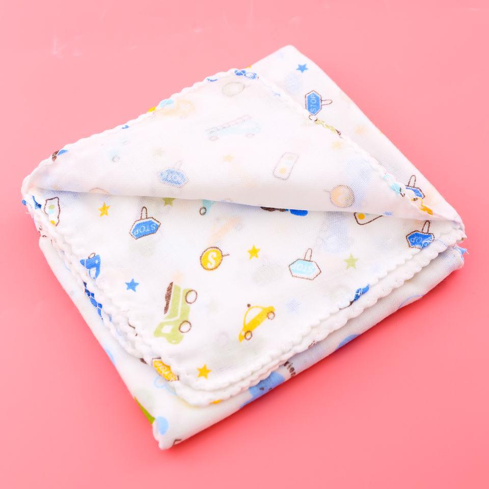 Túi 10 khăn sữa có hình 2 lớp công nghệ Nhật Bản