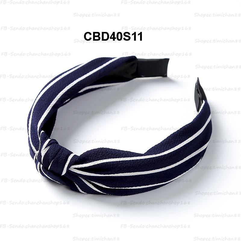 Cài băng đô họa tiết sọc 30k