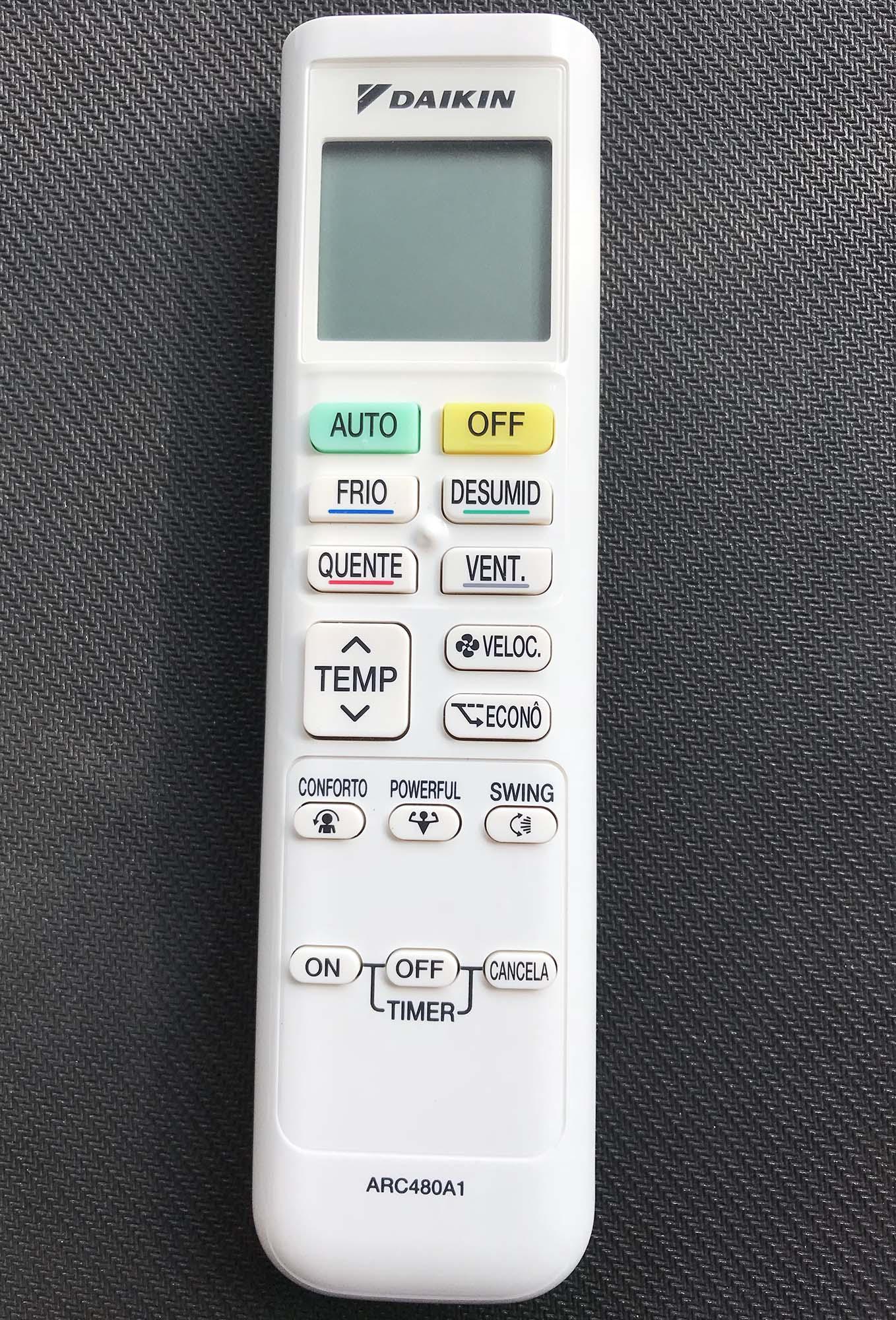 ĐIỀU KHIỂN ĐIỀU HÒA  DAIKIN inverter đời mới. (trắng)