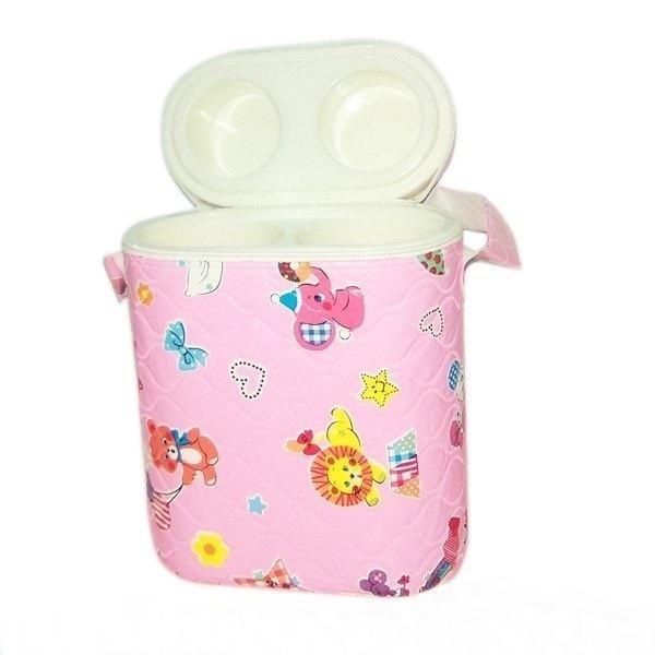 Bình ủ sữa đôi loại 3 lớp cao cấp - bình ủ sữa 2 ngăn cho bé