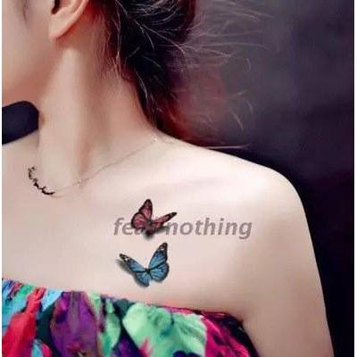 [HCM]hình xăm dán bướm 3d