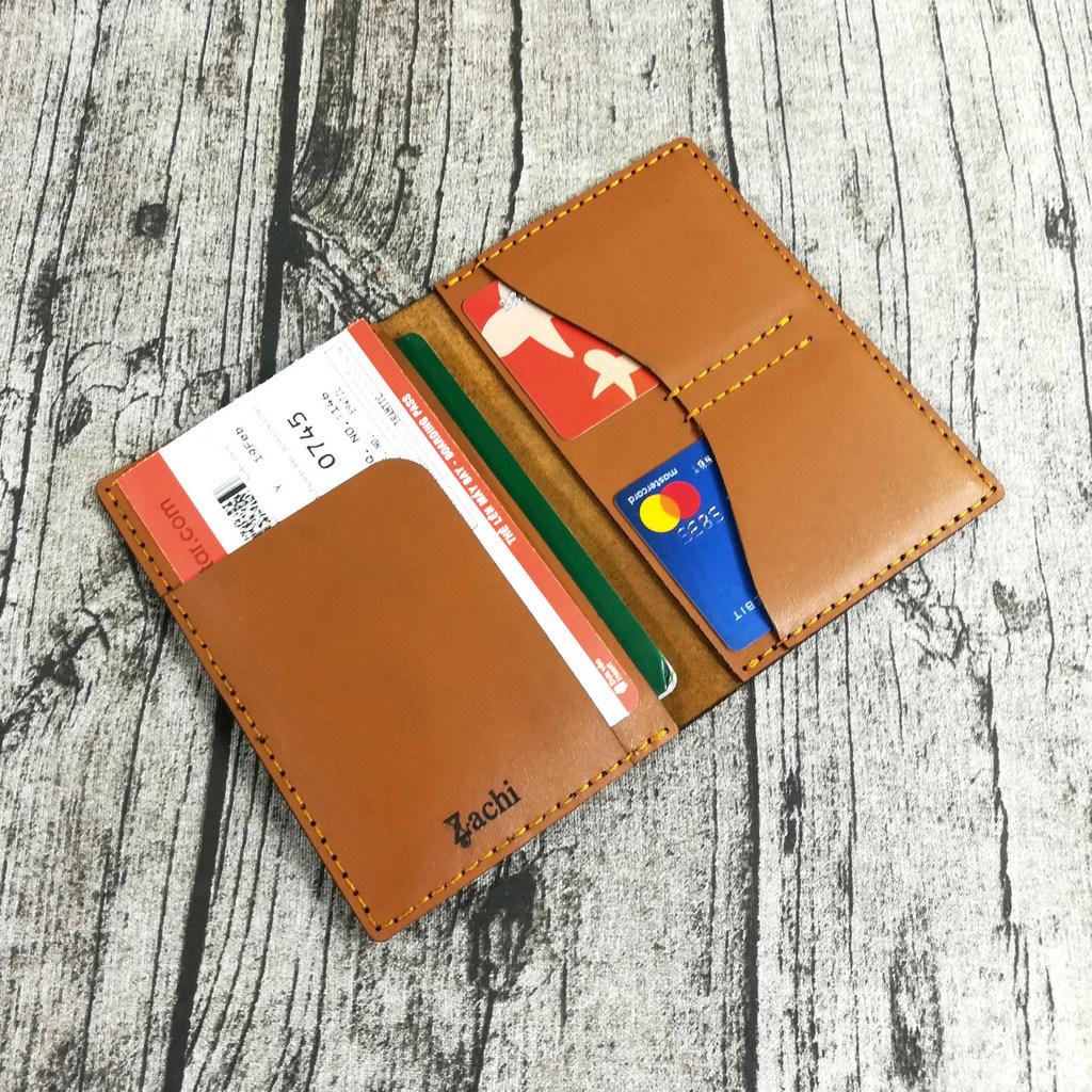 [HCM]Ví đựng passport da bò ví đựng hộ chiếu bao da passport vỏ bao hộ chiếu da bò handmade -PP731