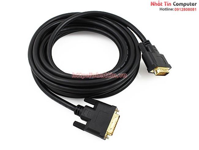 Cáp dvi 24+1 dài 5m unitek y-c210 chính hãng