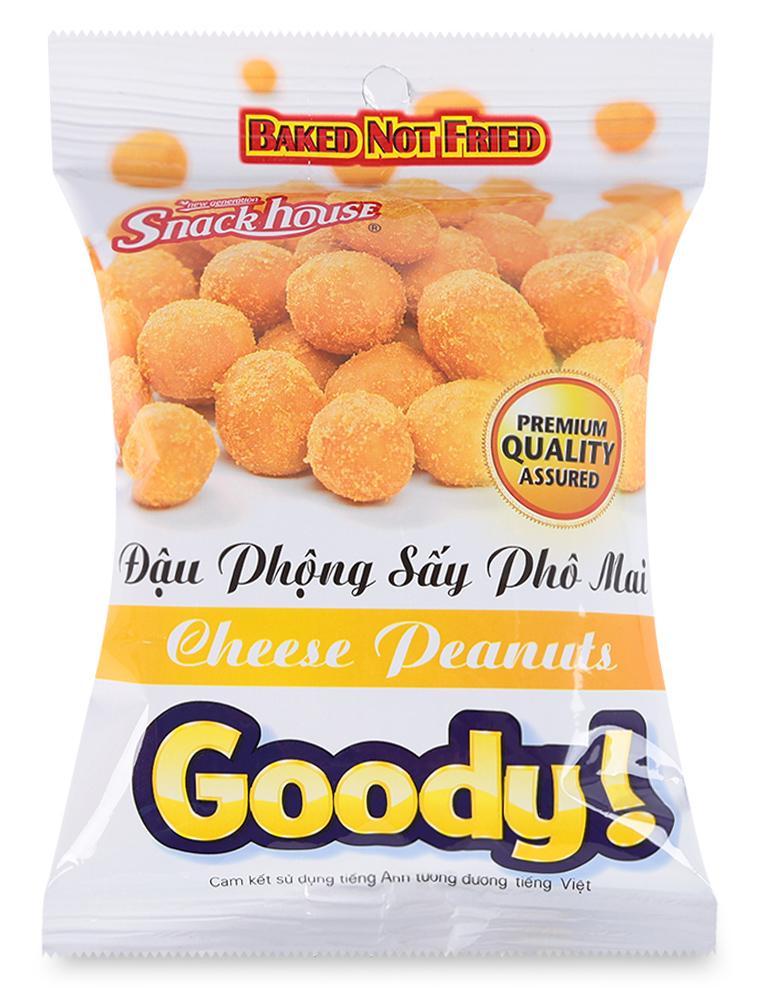 Đậu Phộng Sấy Phô Mai Goody Snack House Gói 60G