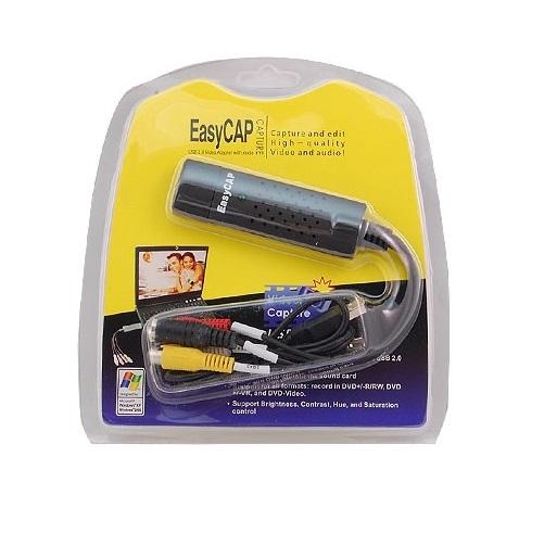 Dây cáp Easycap USB 2.0 Ghi chương trình TV-VCD-DVD-Camera (Đen) m.jpg