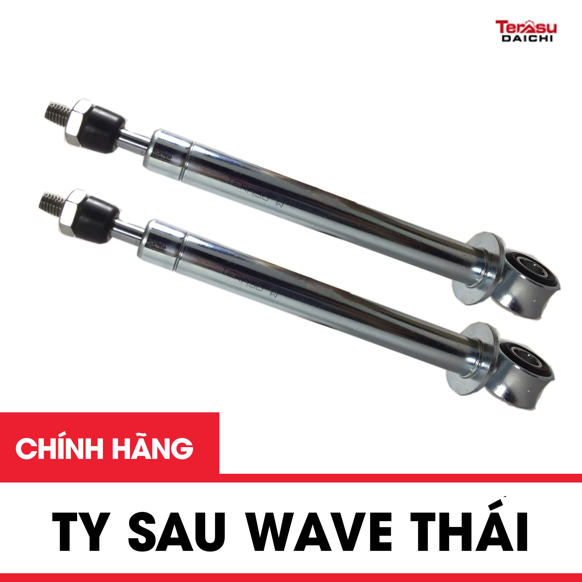 Bộ đôi ty giảm xóc sau dành cho xe máy  Wave Thái chính hiệu Daichi đi êm, không cứng, không chảy dầu, phân phối phụ tùng Daichi.vn